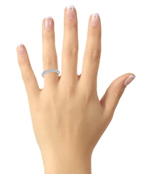 Diamond Beaded Edge Eternity Band (7/8 ct. t.w.) 14k Gold
