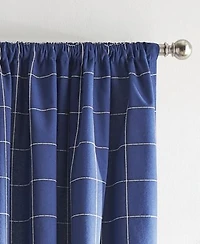 Tommy Hilfiger Big Check Pole Top Blackout 2 Piece Curtain Panel Collection
