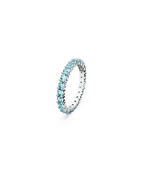 Swarovski Crystal Round Cut Matrix Ring