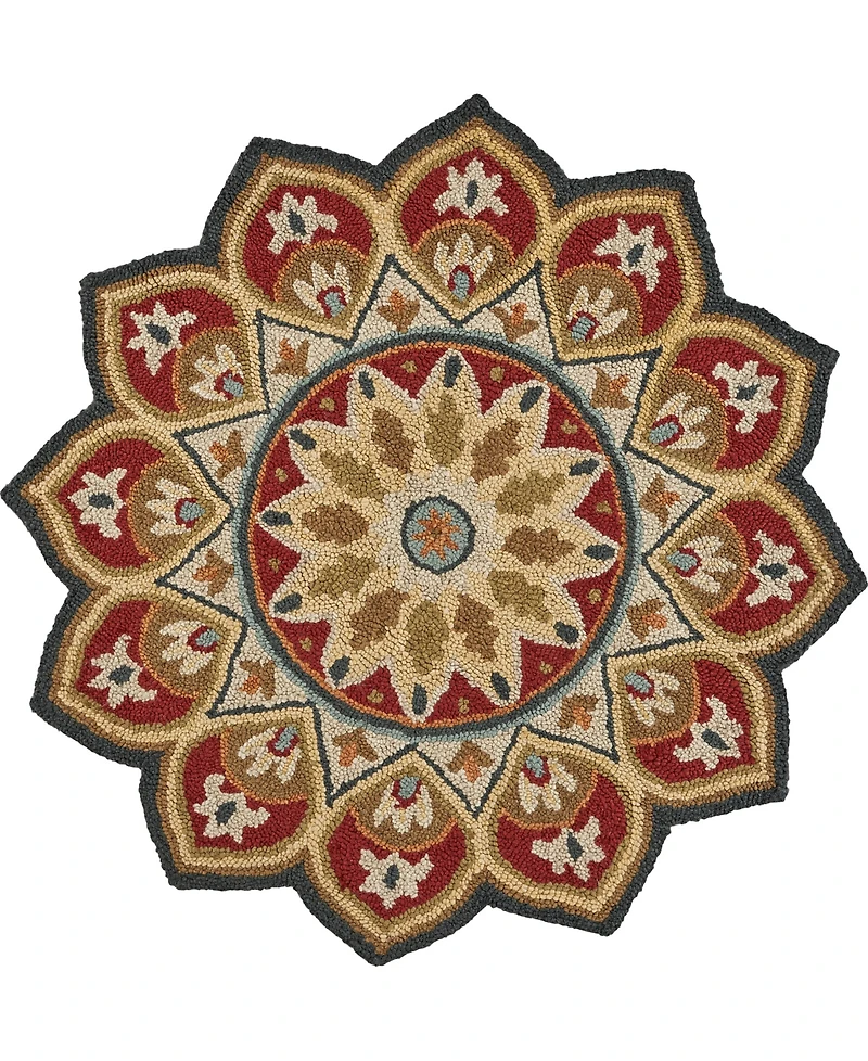 Lr Home Sweet Sinuo-103 4' x 4' Round Area Rug