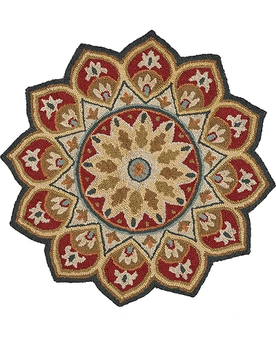 Lr Home Sweet Sinuo-103 4' x 4' Round Area Rug
