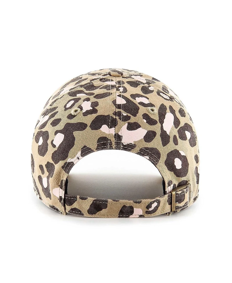 Women's '47 Brand Khaki Oakland Athletics Bagheera Clean Up Adjustable Hat