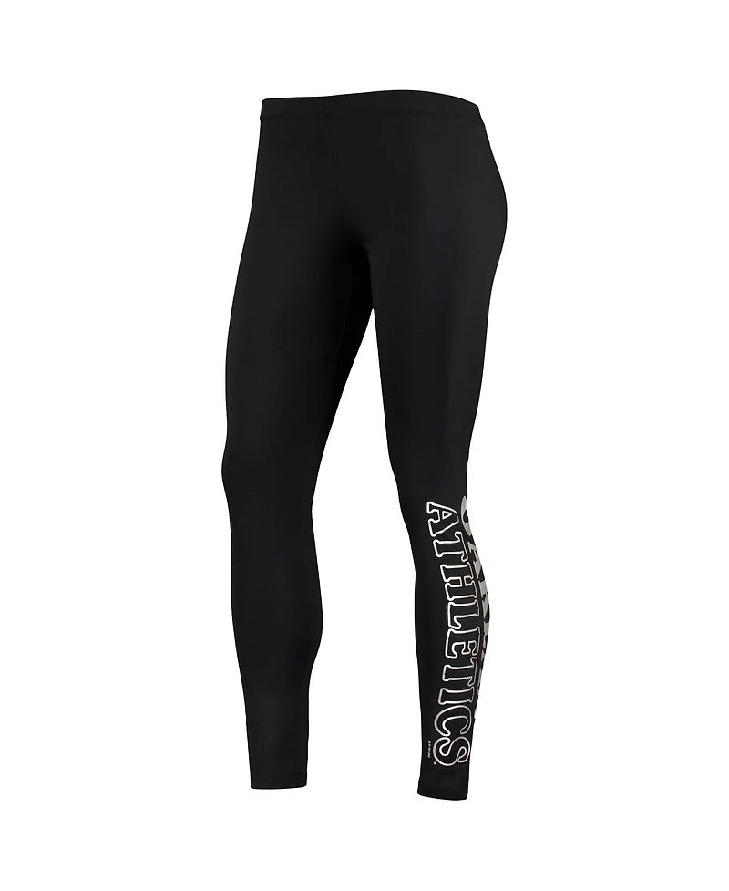 Women's G-iii 4Her by Carl Banks Black Oakland Athletics Stadium Leggings