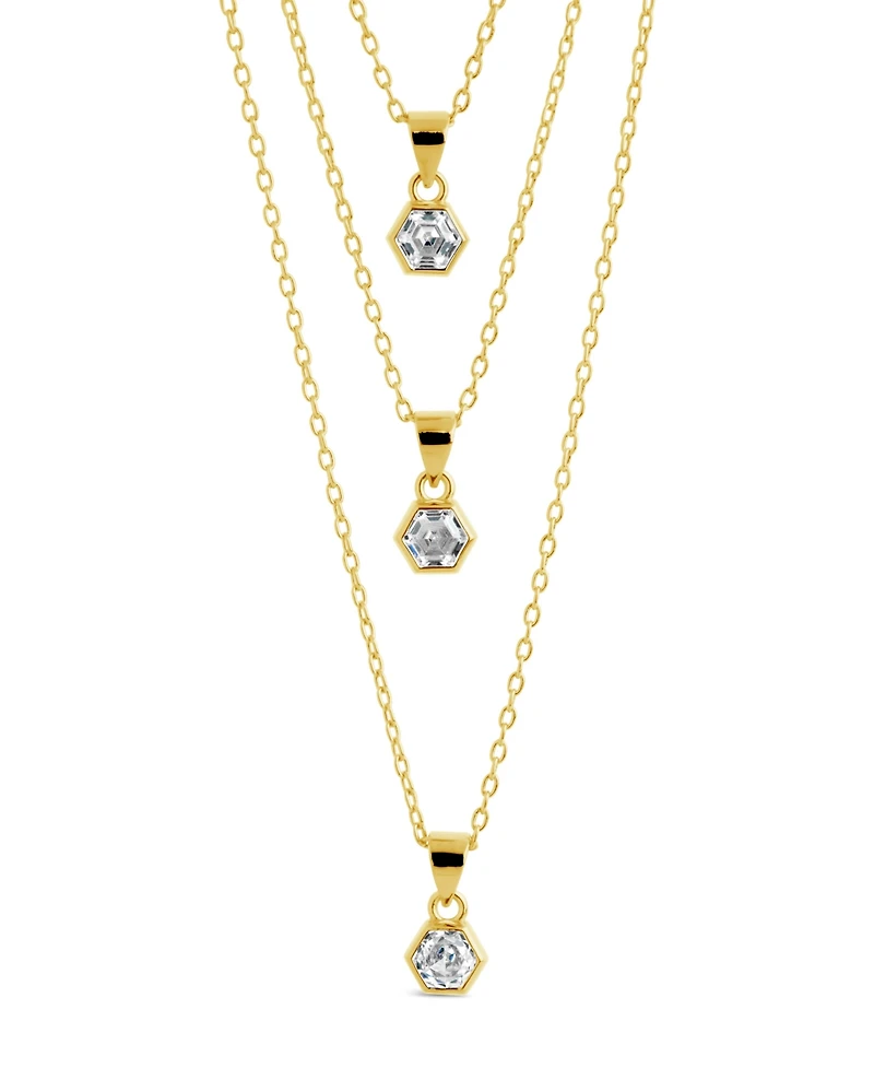 Sterling Forever Gia Layered Necklace