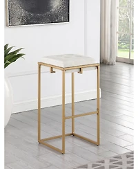 Coaster Home Furnishings Nadia 2-Piece Square Metal Padded Seat Bar Stool Set