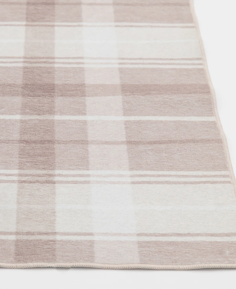 Mink Home Velvet Touch Washable Pla-001 5' x 7' Area Rug