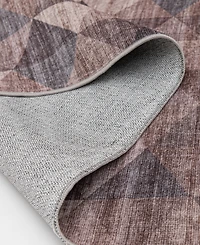 Mink Home Velvet Touch Washable Mar-001 5' x 7' Area Rug