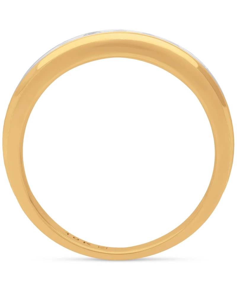 Men's Diamond Channel-Set Band (1/3 ct. t.w.) 10k Gold