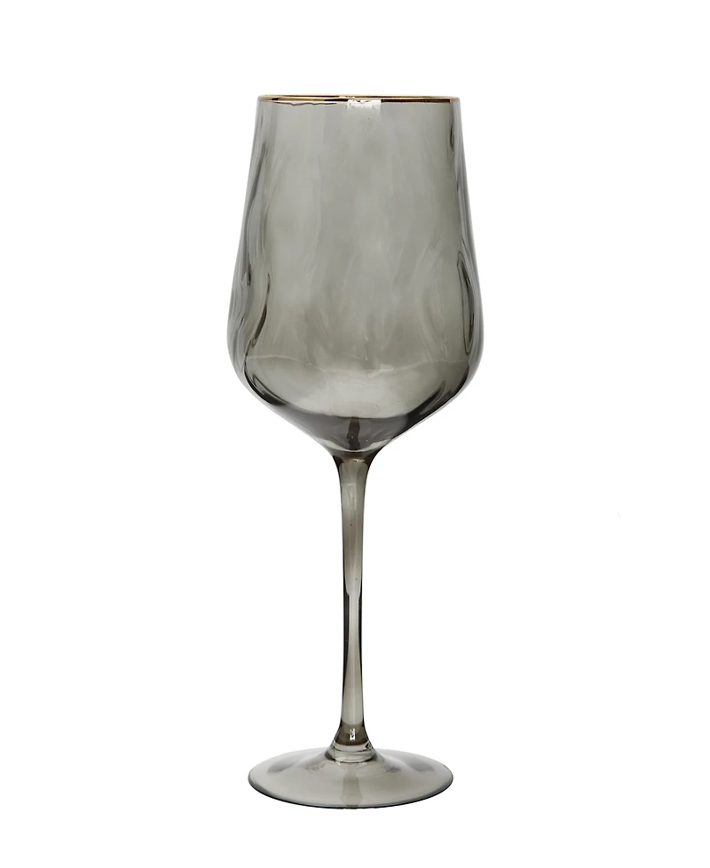 Gray Water Glasses, Set of 6