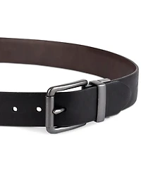 Levi's Men's Plaque Buckle Reversible Stretch Belt