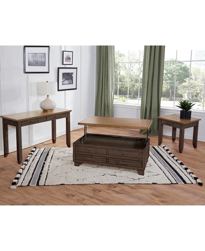 Steve Silver Bear Creek 24" Wide Wooden End Table