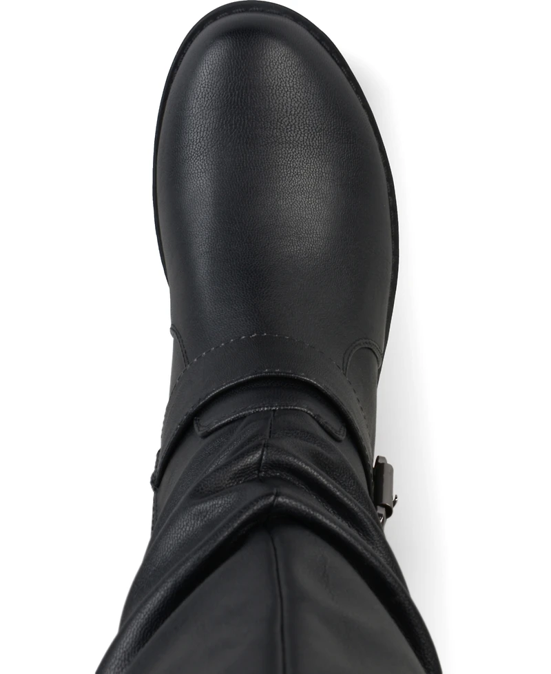 Journee Collection Women's Stormy Wide Calf Knee High Riding Boots