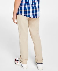 Tommy Hilfiger Toddler and Little Boys Flat-Front Stretch Chino Pants