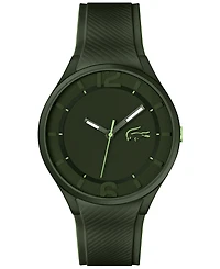 Lacoste Men's Ollie Green Silicone Strap Watch 44mm