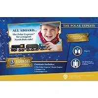 Masterpieces Wood Train Sets - The Polar Express 3 Piece Train Set