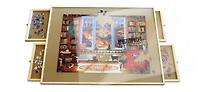 Masterpieces Puzzle Accessories - Wood Jigsaw Puzzle Table - 27"x35"