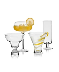 Mikasa Craft 12.5 Ounce Stemless Margarita Glass 4-Piece Set