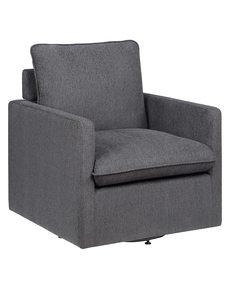 Lilia 34.5" Cushion Back Swivel Chair