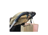 Joybi Toddler Stroller Hooks with Velcro Straps, Durable Universal Hooks for Diapers, Shopping Bags, Hanging Accessories