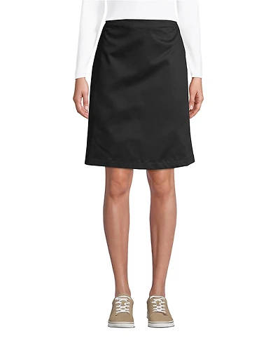 Lands' End Women's Blend Chino Skort Above Knee