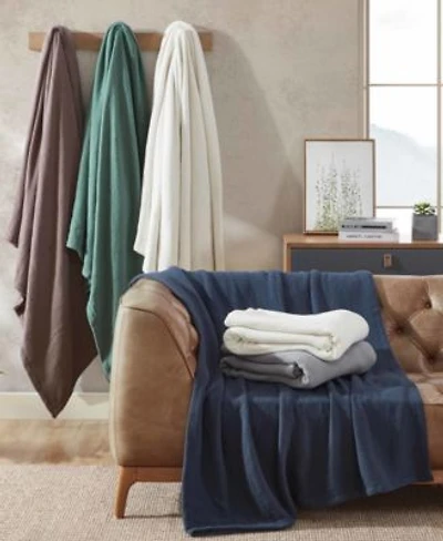 Eddie Bauer Herringbone Solid Blankets
