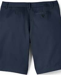 Lands' End Women's Plain Front Blend Chino Shorts