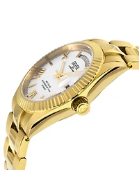 Gevril Men's West Village Swiss Automatic Gold-Tone Stainless Steel Watch 40mm