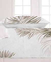 Elise and James Home Palm Leaf Tropical Jungle 2-Piece Quilt Set, Twin