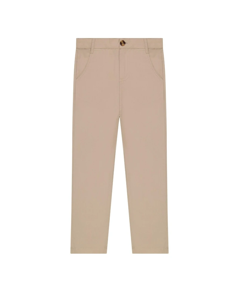 Andy & Evan Toddler Boys Toddler/Child Khaki Twill Pants