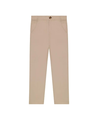 Andy & Evan Toddler Boys Toddler/Child Khaki Twill Pants