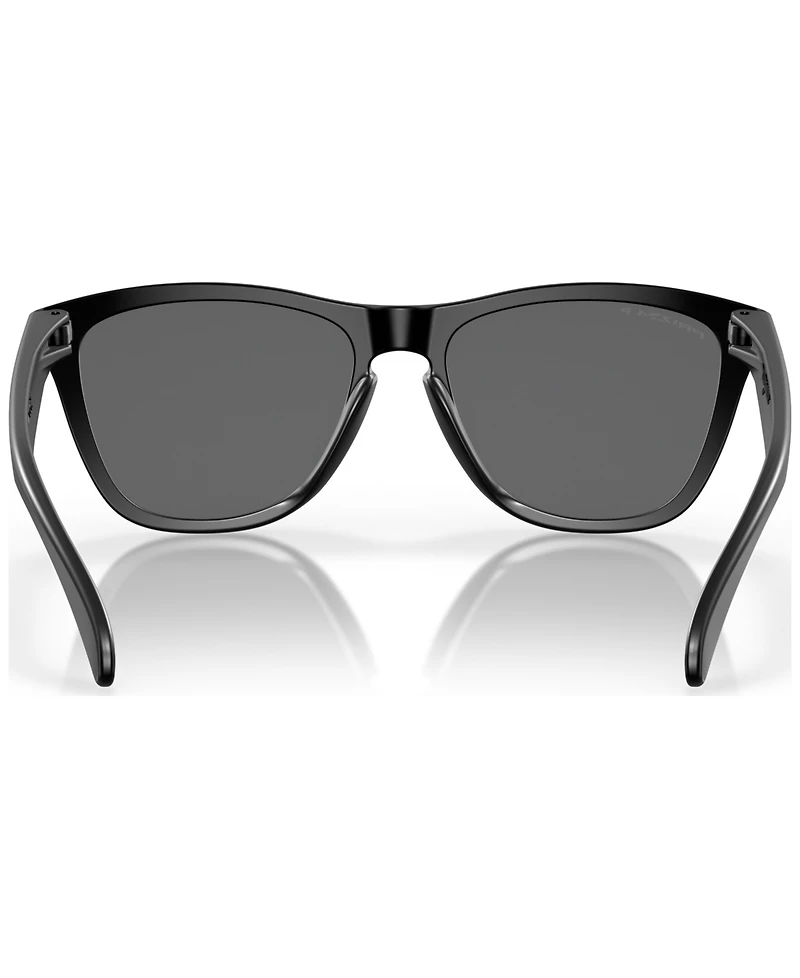Oakley Men's Low Bridge Fit Polarized Sunglasses, OO9245 Frogskins 54
