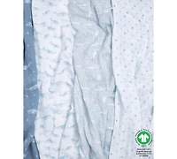 aden by aden + anais Essentials Oceanic Muslin Swaddles, Pack of 4