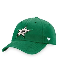 Men's Fanatics Kelly Green Dallas Stars Core Primary Logo Adjustable Hat