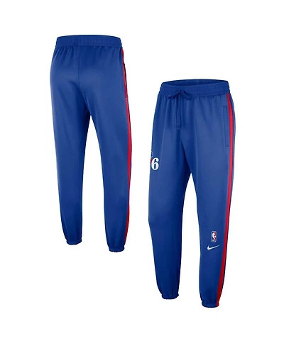 Men's Nike Royal Philadelphia 76ers Authentic Showtime Performance Pants