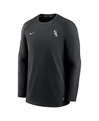 Men's Nike Black Chicago White Sox Authentic Collection Logo Performance Long Sleeve T-shirt