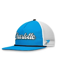 Men's Fanatics Blue, White Charlotte Fc True Classic Golf Snapback Hat