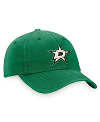 Men's Fanatics Kelly Green Dallas Stars Core Primary Logo Adjustable Hat