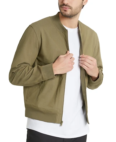 Kenneth Cole Men's Lightweight Engineered Bomber Jacket