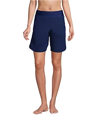 Lands' End Women's SunShade Upf 50 9" Board Shorts with Panty