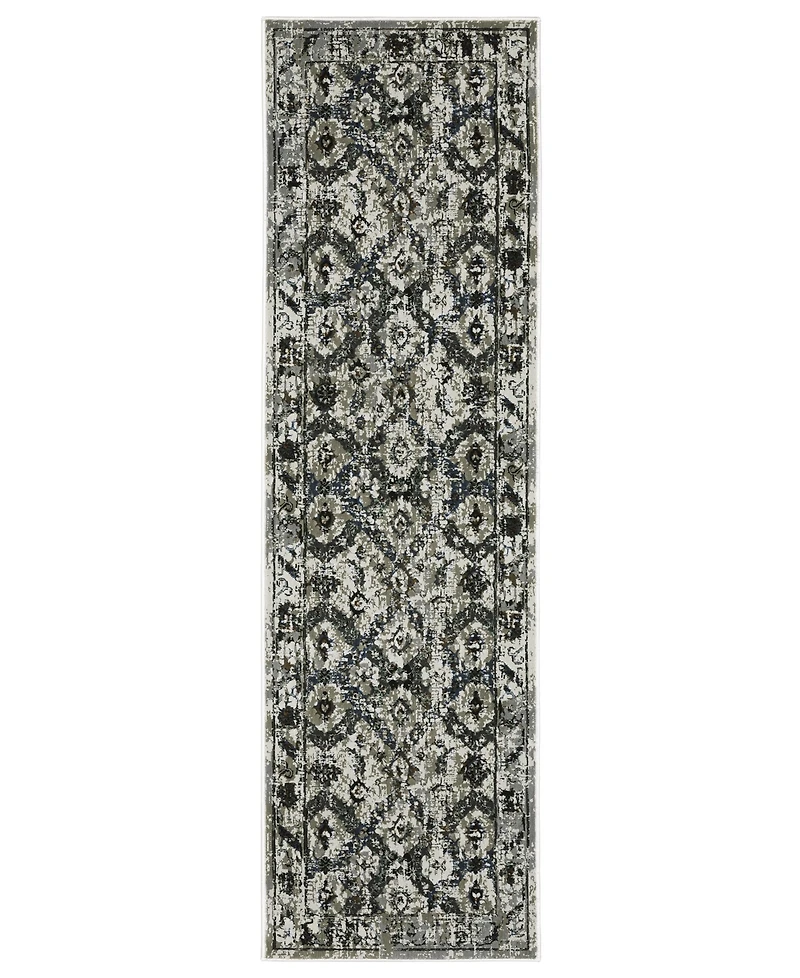 Oriental Weavers Gemini 1003E 2'3" x 7'6" Runner Area Rug
