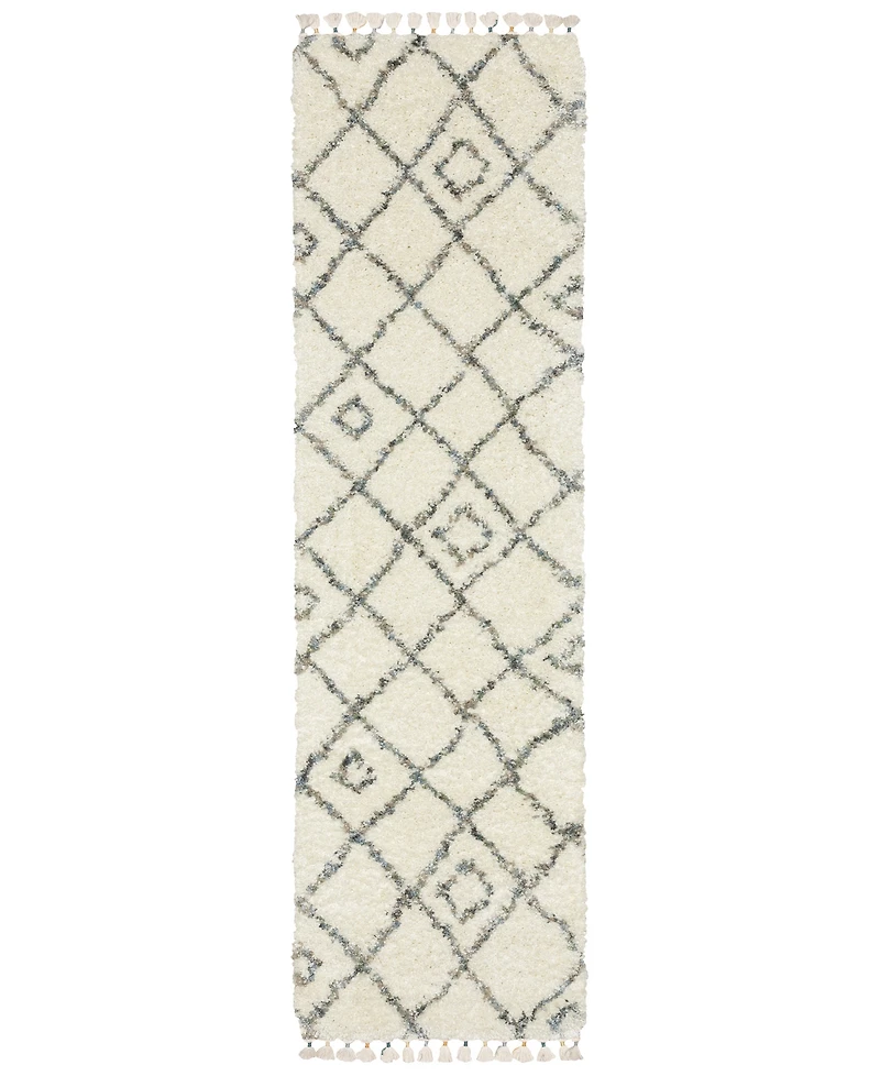 Oriental Weavers Axis AX03A 2'3" x 7'6" Runner Area Rug