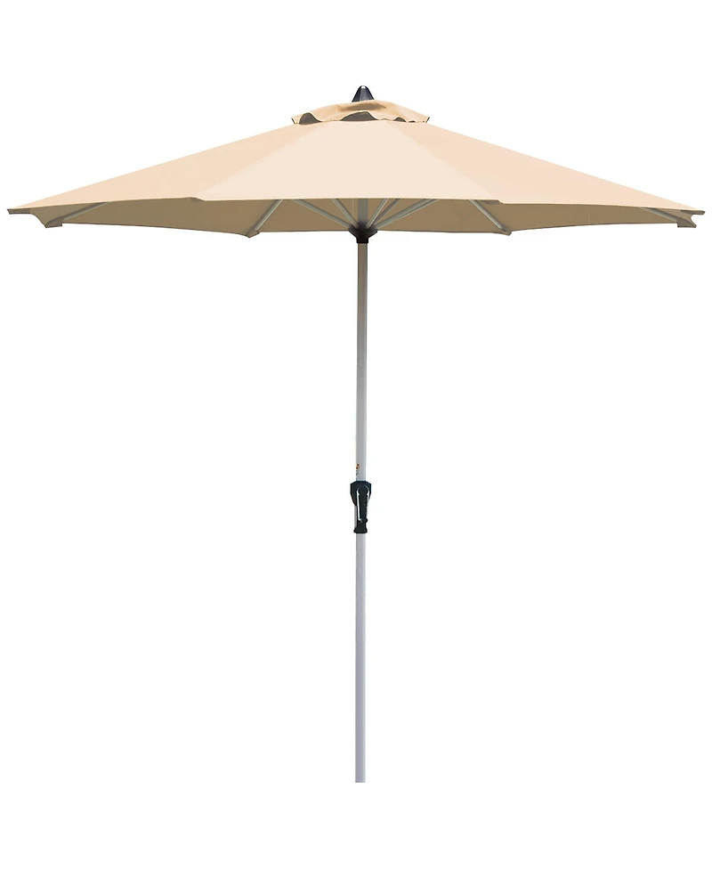 9' Patio Market Umbrella Table Aluminum Crank