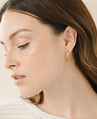 brook & york 14K Gold-Plated Vermeil Chandler Hoops
