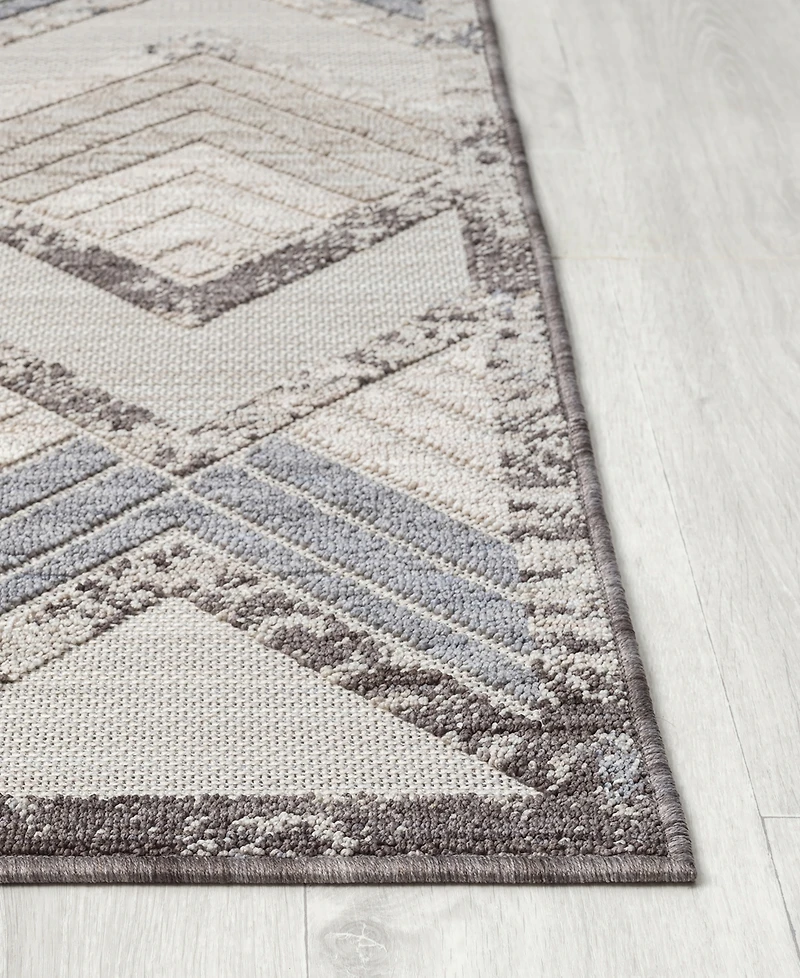 Closeout! Lr Home Wagner WAGNR82292 5' x 7' Outdoor Area Rug