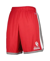 Men's Champion Crimson Oklahoma Sooners Basketball Shorts