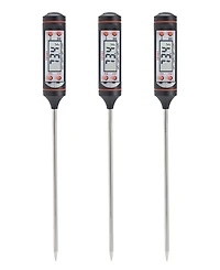 Cheer Collection 3 Pack Instant Read Digital Food Thermometer