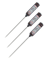 Cheer Collection 3 Pack Instant Read Digital Food Thermometer