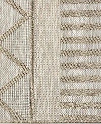 Closeout! Lr Home Oliva OLIVA82118 5' x 7' Outdoor Area Rug
