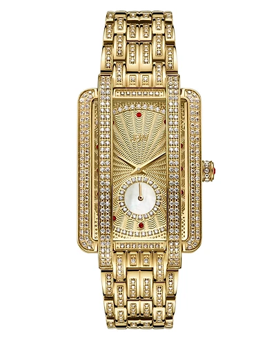 Jbw Women's Mink Platinum Series 18k Gold-plated Stainless Steel Watch, 28mm