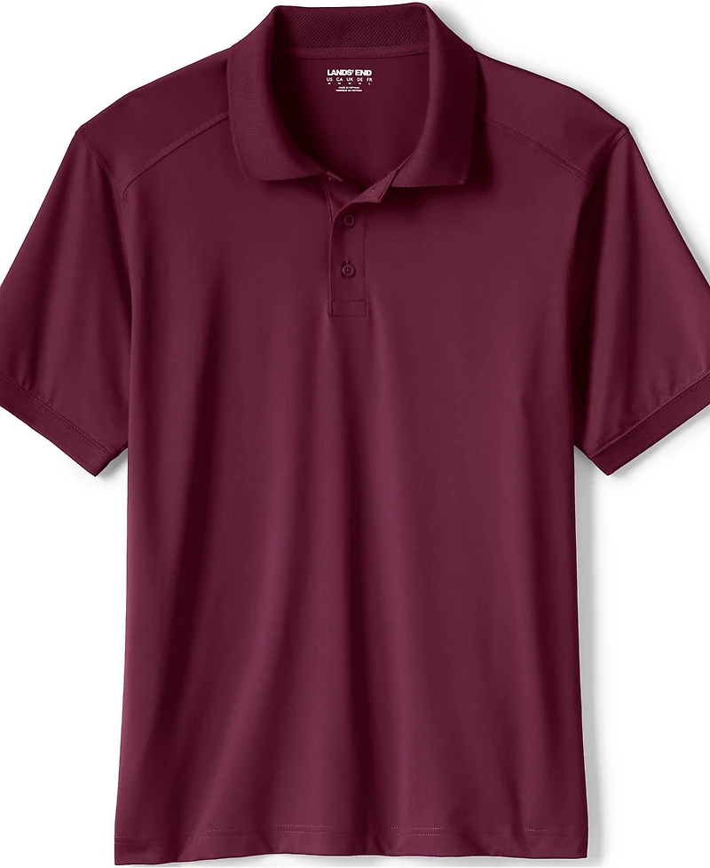 Lands' End Men's Short Sleeve Rapid Dry Polo Shirt